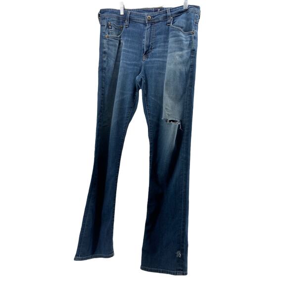 AG Adriano Goldschmied Distressed Blue Denim The Everett Jeans Men's Size 34x32 - Picture 2 of 16
